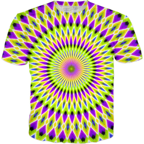 Green And Purple Illusion (ALL PRODUCTS) T-Shirt