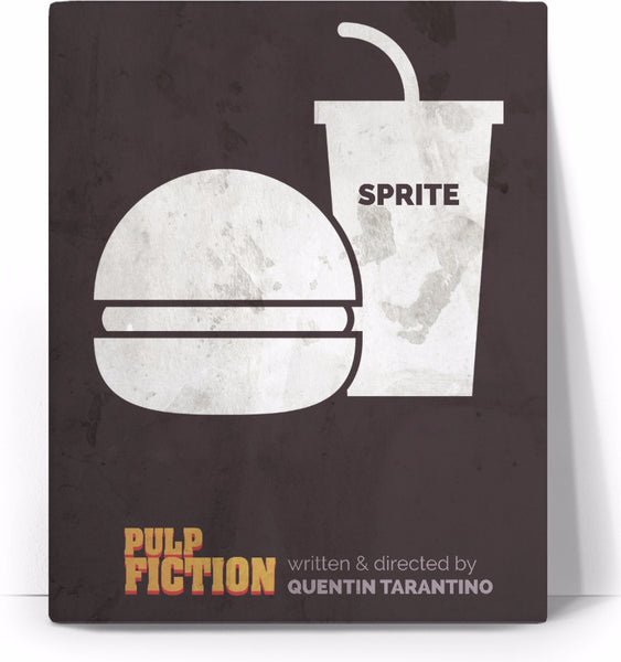 Pulp Fiction Movie Poster Canvas