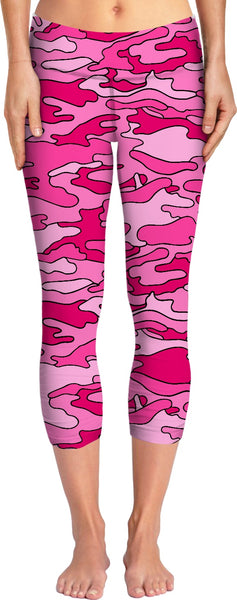 Pink Camo Yoga Pants for Breast Cancer Awareness