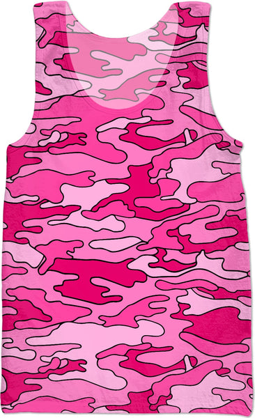 "Pink Camo" Tank Top for Breast Cancer Awareness