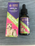 Hemp Oil for Dogs & Cats - 100% Organic Pet Omega Hemp Extract 250mg - All Natural Pain Relief for Pets, Calming, Stress & Anxiety Support - Easily Apply to Cat, Dog Pet Treats