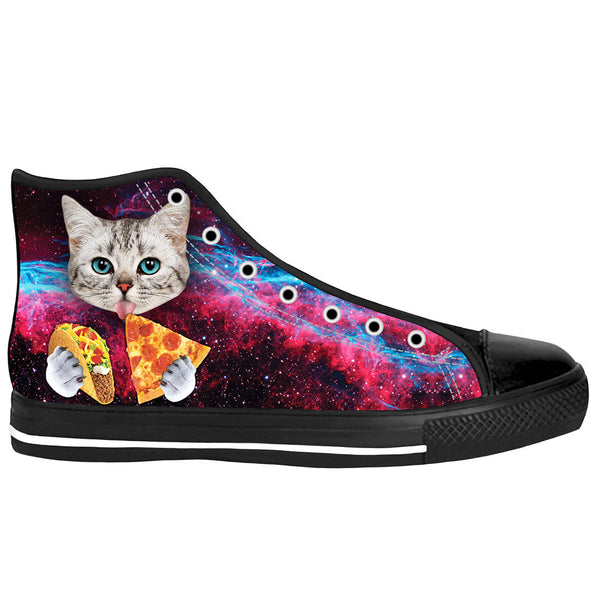 Taco Cat Black Sole High Top Shoes