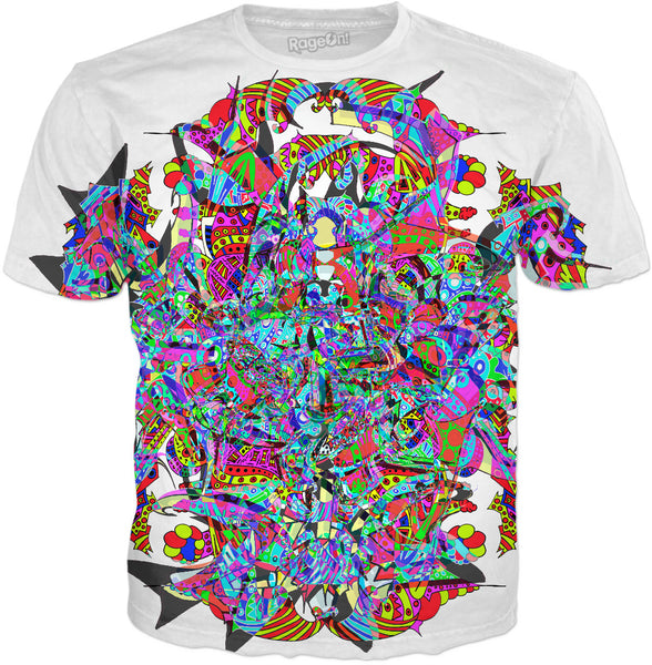 Neon Waffle Monster 12 T-Shirt