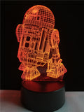 R2-D2 LED 3D Touch Lamp