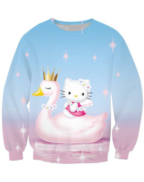Hello Kitty Swan Princess Sweatshirt