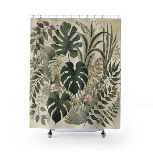 Bohemian Botanical Shower Curtain