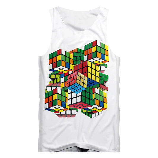 Rubik's Cube Sleeveless Tank Top