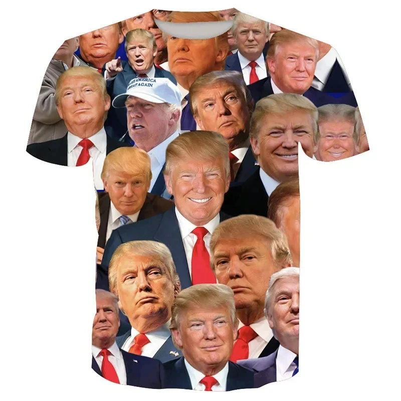 Faces of President Donald Trump Vote Trump 2024 T-Shirt