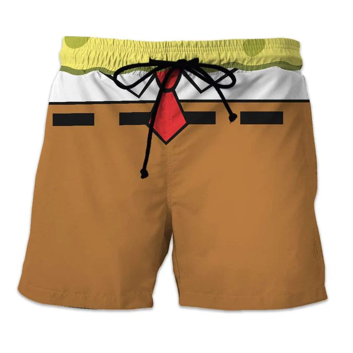 SpongeBob SquarePants Custom Outfit Swim Trunks