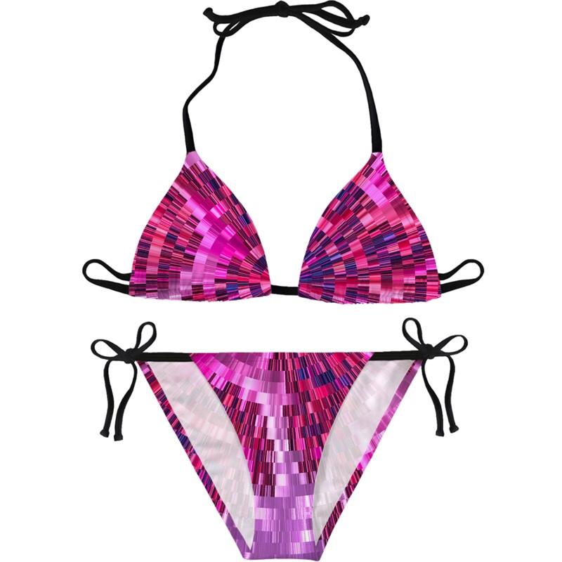 Pink Glitch Bikini