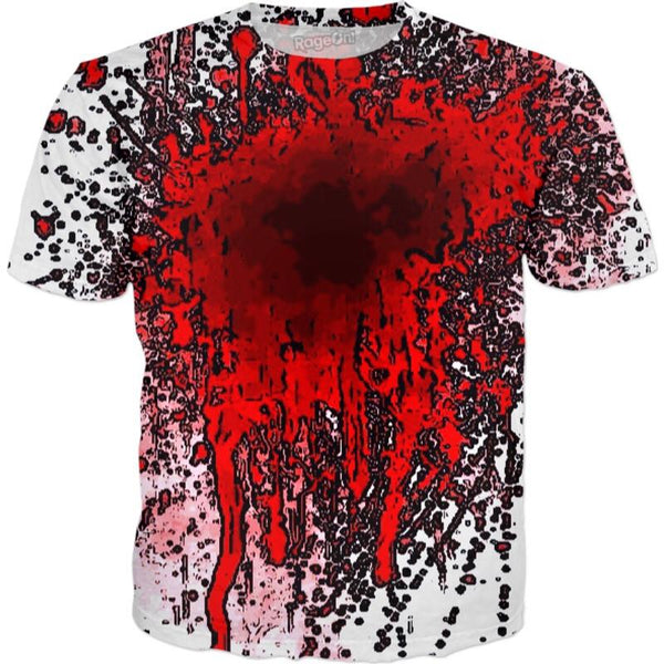 Abstract Blood Spill T-Shirt