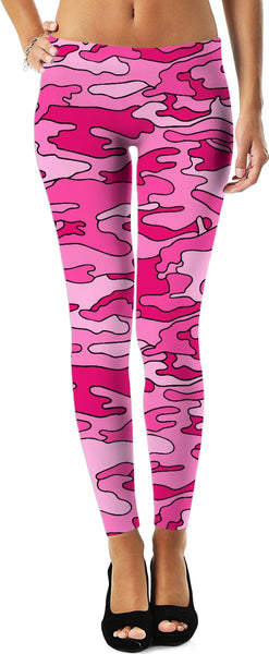 Pink Camo Leggings for Breast Cancer Awareness