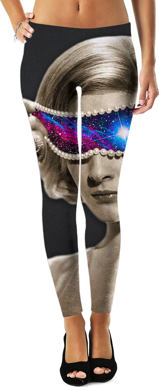 Open Your Eyes to the Galaxy Leggings