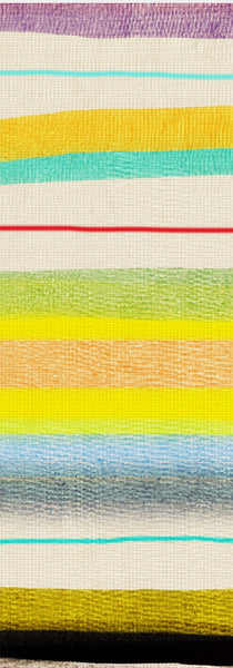 Ruth Fitta Schulz  -  Striped Handmade Colourful Yoga Mat
