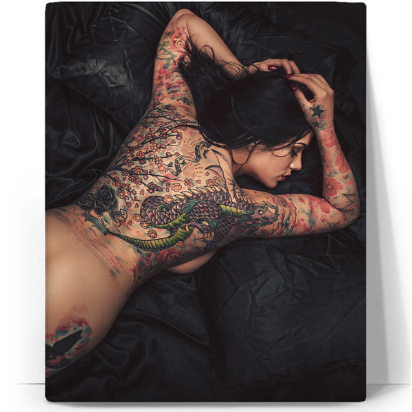 The Girl With The Dragon Tattoo Canvas