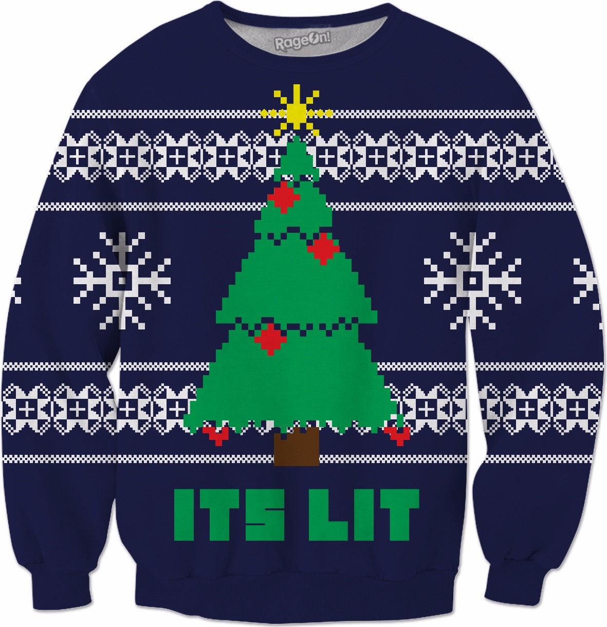 It's Lit Ugly Christmas Sweatshirt