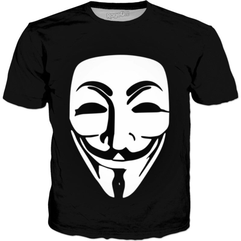 White Guy Fawkes (ALL PRODUCTS) T-Shirt