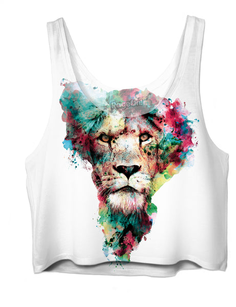 Lion -The King Crop Top