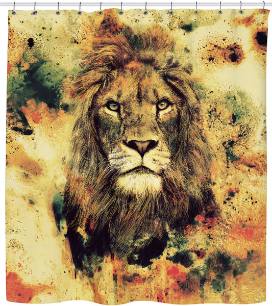 Lion -The King II Shower Curtain