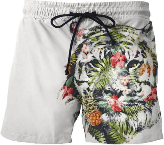 Tropical Tiger Swim Trunks