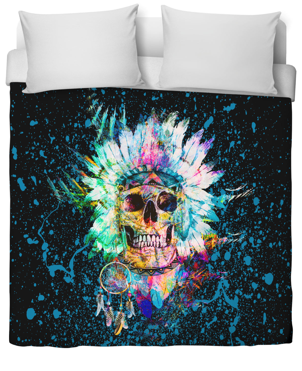 Skull Wild Spirit Duvet Cover