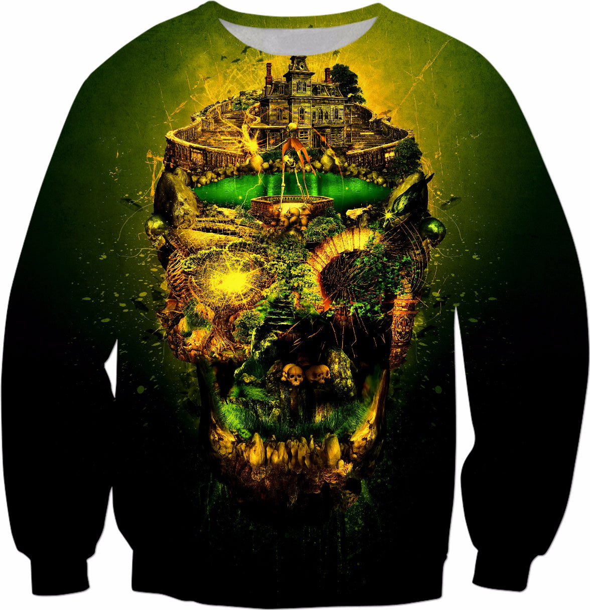 Haunted Skull II Sweatshirt