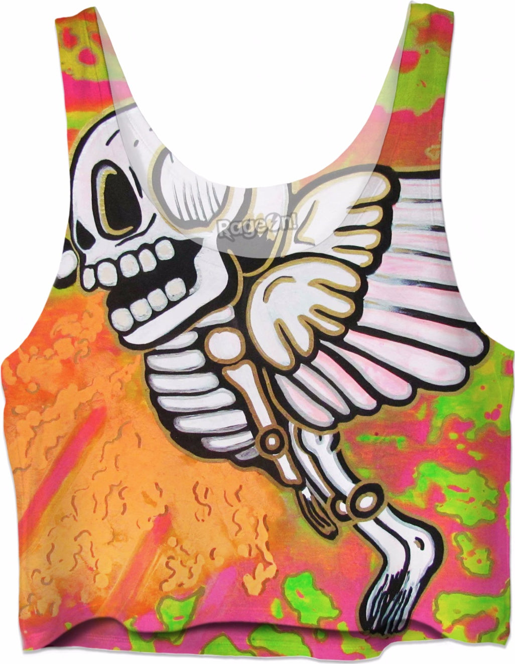 AGA SUPER BONES Crop Top