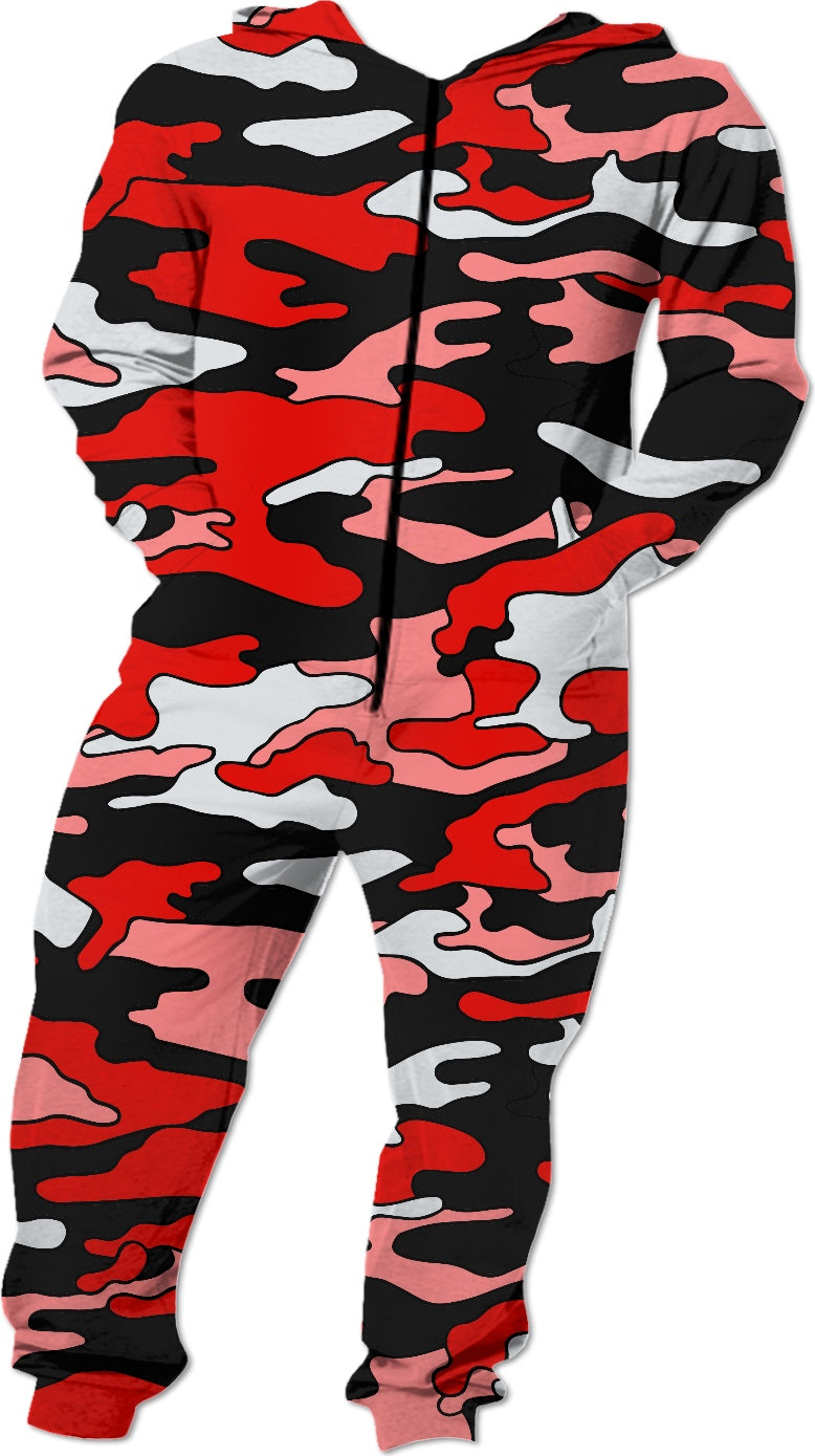 “Red & Black Camo” Onesie