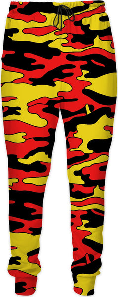 “Red & Yellow Camo” Joggers