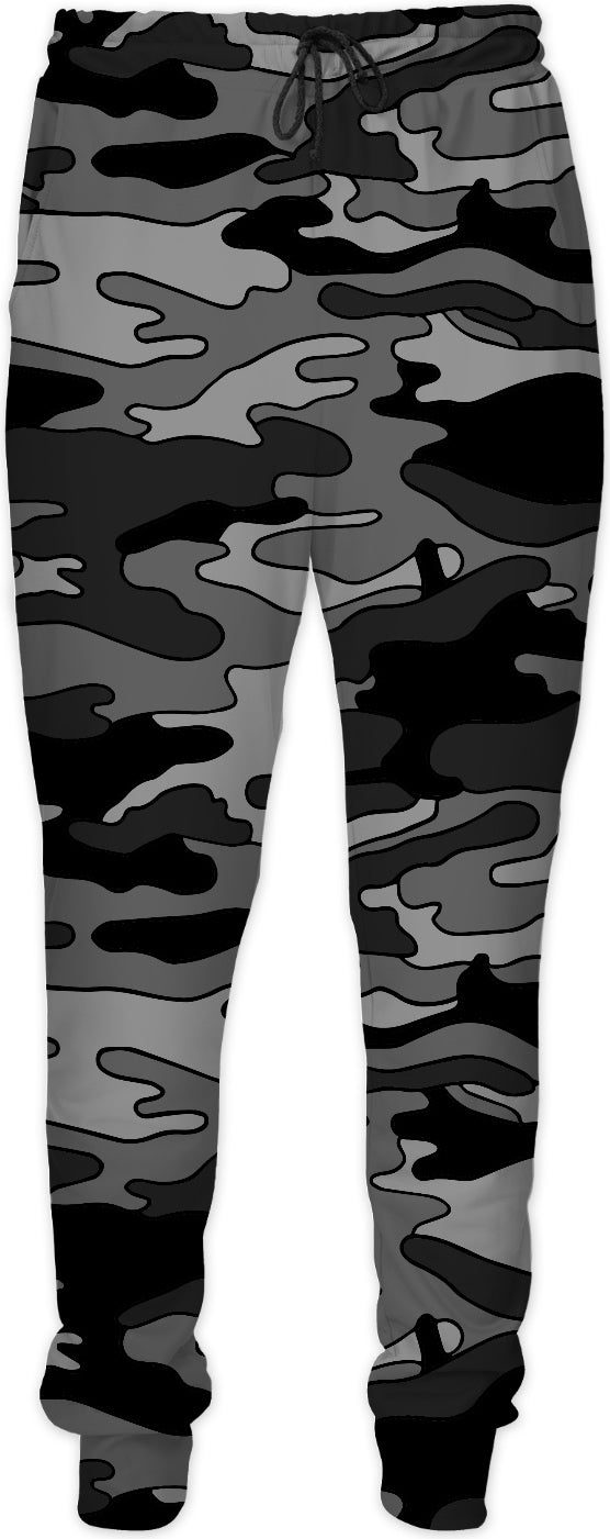 Grey Camo Joggers