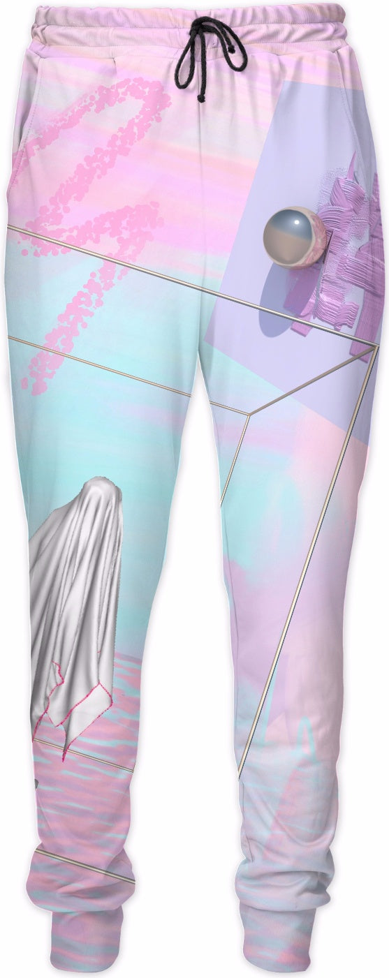 3D Pastel Dream Joggers