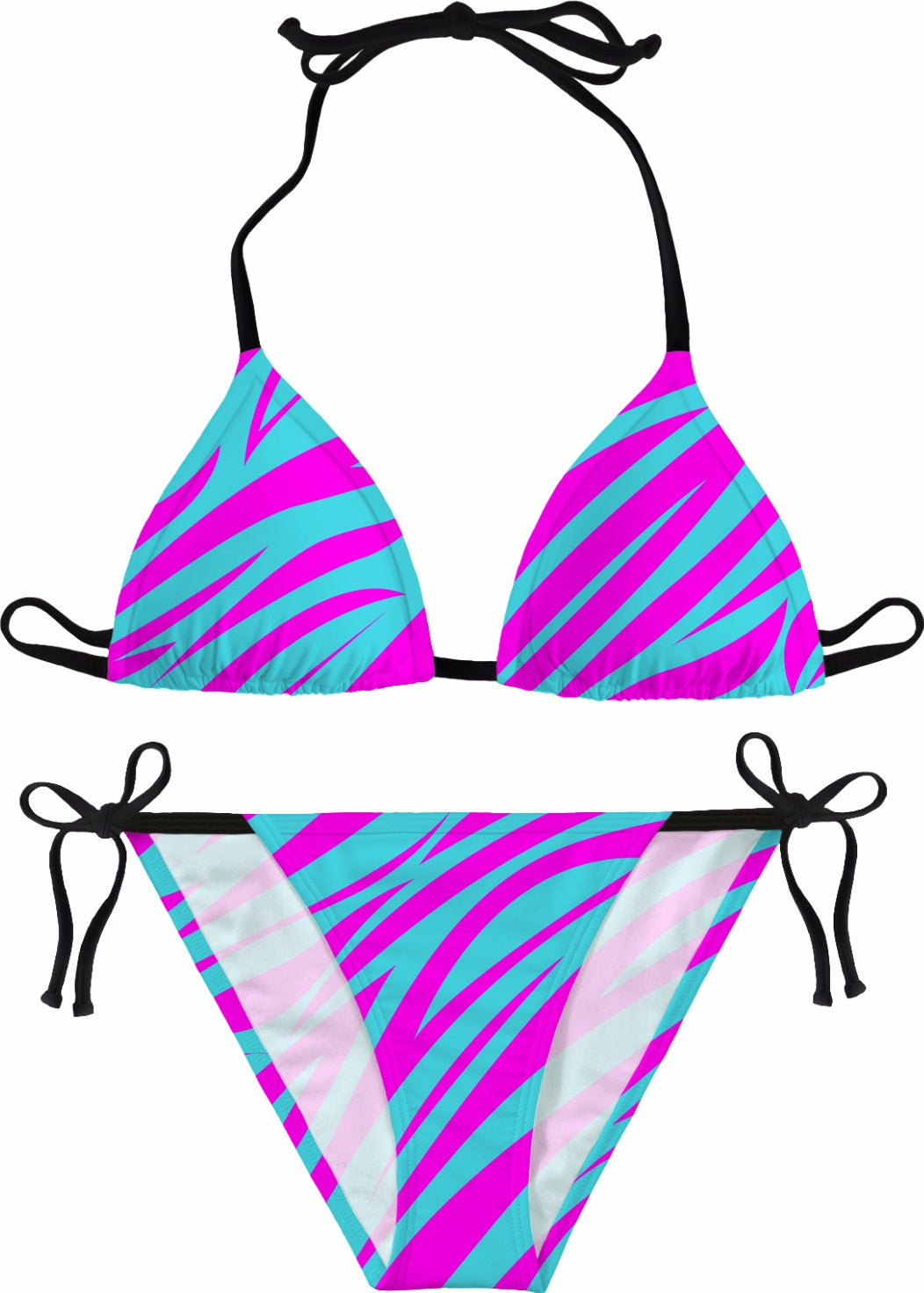 NEON ZEBRA Bikini