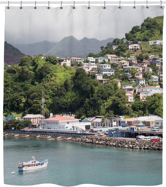 Grenada Caribbean Island Shower Curtain