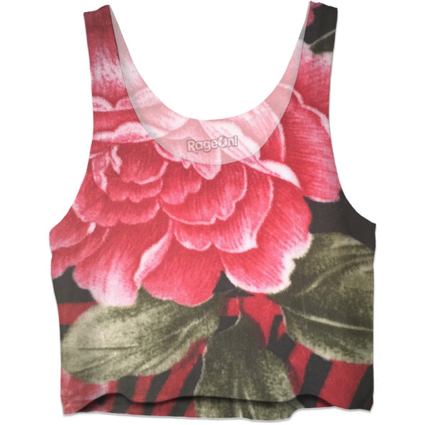 Fleece Roses Crop Top – RageJunkie