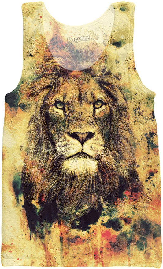 Lion - The King II Tank Top