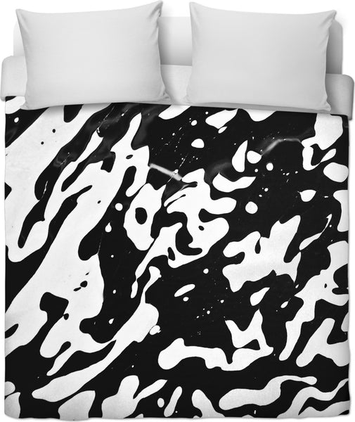 Abstract Soapy Bubbles Duvet Cover