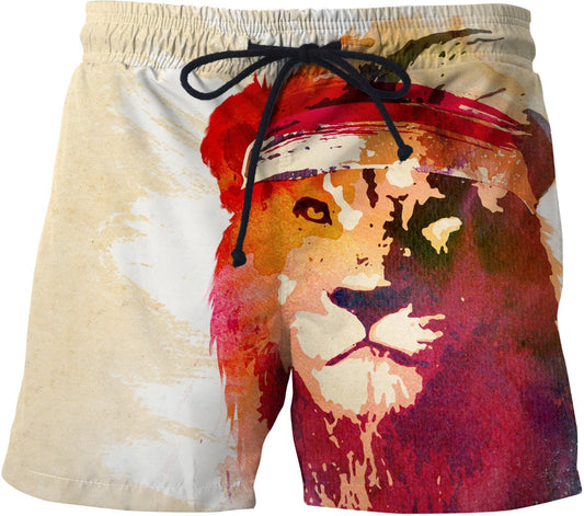 Gym lion Swim Trunks