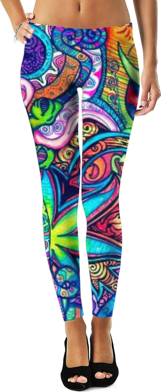 Psychedelic Woman Leggings