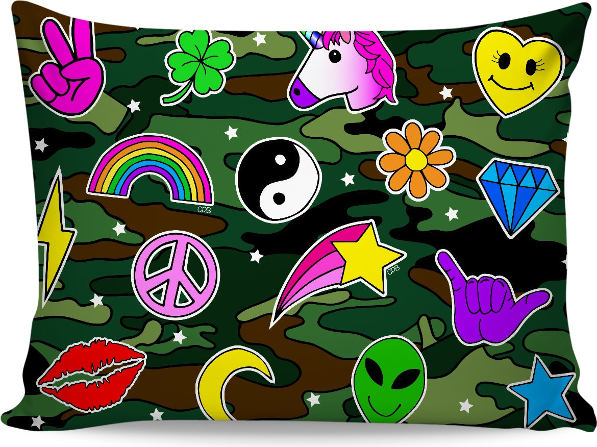 Camo Icons Pillowcase