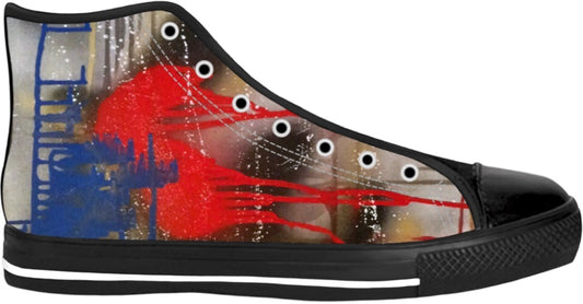 Admit It! Paint Splatter Hightop Shoes