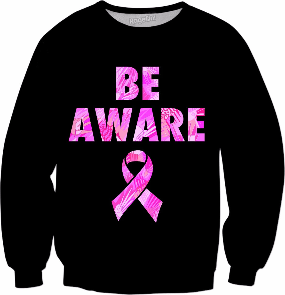 Be Aware Breast Cancer Awareness Crewneck Sweatshirt