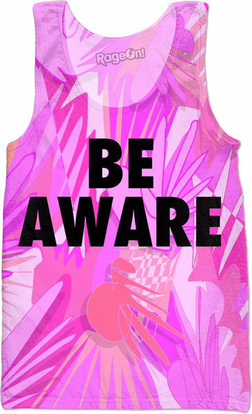 Be Aware Pink Breast Cancer Awareness Tank Top
