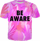 Be Aware Pink Breast Cancer Awareness T-Shirt