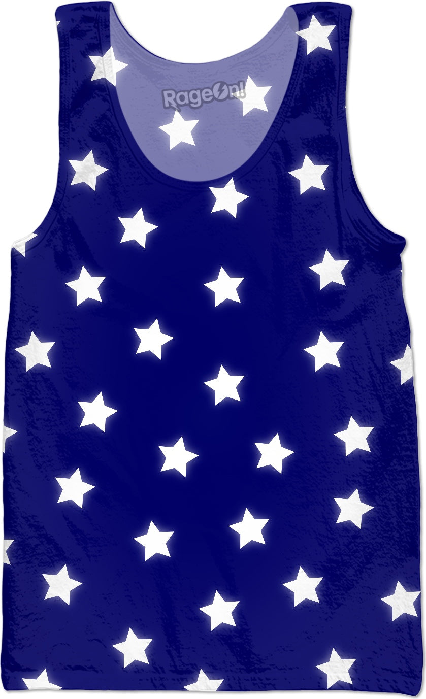 Stars - Navy Tank Top