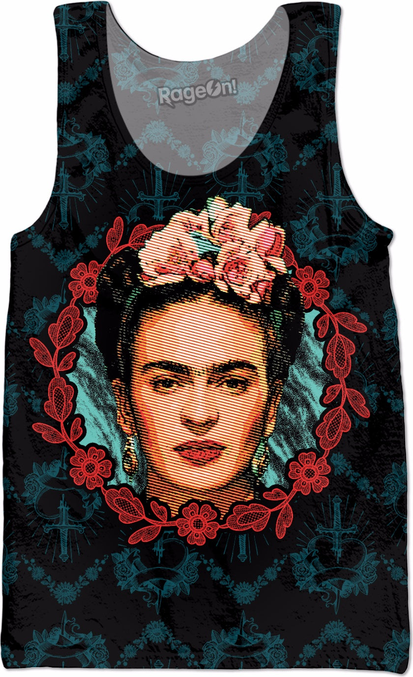 Frida Floral Frame Tank Top