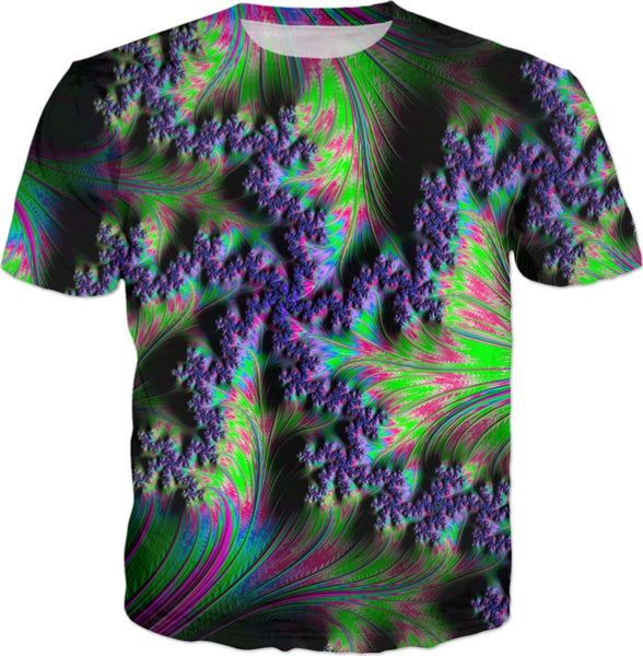 Retro Space Fractal X T-Shirt