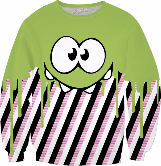 Om Nom Slime Crewneck Sweatshirt