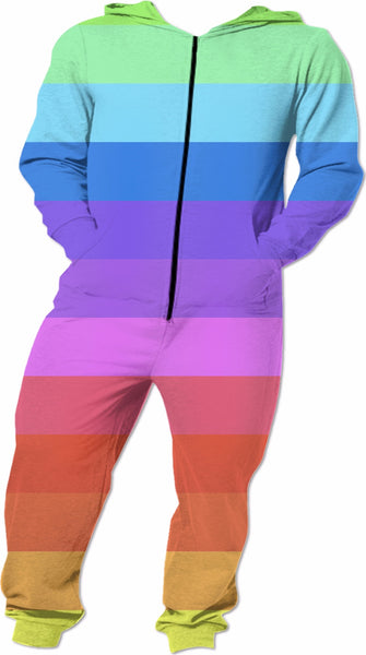 Rainbow Striped Onesie