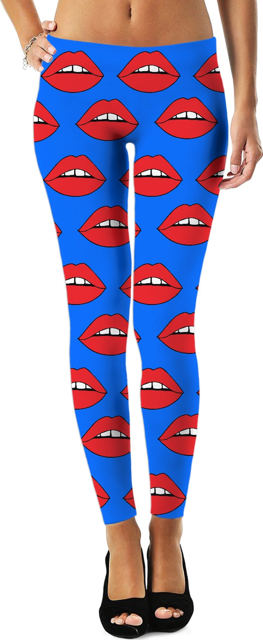 Red Lips Leggings