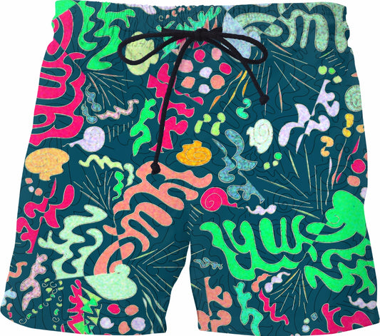 Tropical Explosion Swim Trunks